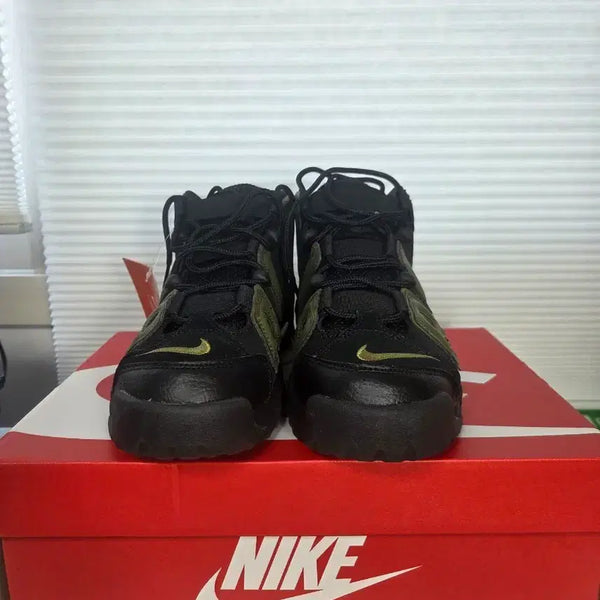 [BUNJANG] Nike Air More Uptempo Rough Green (255cm) / 나이키 에어 업템포 러프그린 255cm