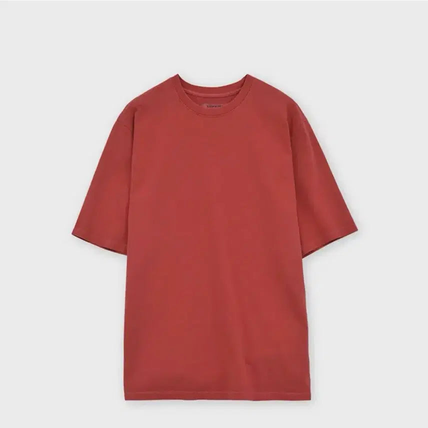 [BUNJANG] Brown Yak Essential Short-Sleeved T-Shirt Washed Red Size 3 / 브라운야드 에센셜 반팔티 워시드레드 3사이즈