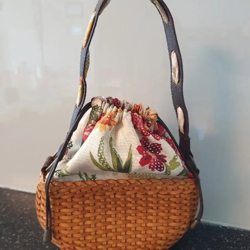 [BUNJANG] Roberto Pancani Italian Handmade Leather Basket Bag / 이태리산 로베르토 판카니 정품 바스켓백