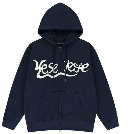 [BUNJANG] YESEYESEE Navy Hoodie Zip-up L / 예스아이씨 후드집업 네이비 L