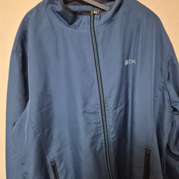 [BUNJANG] Workwear Windbreaker Jacket - Blue / 작업복 바람막이형 자켓 블루