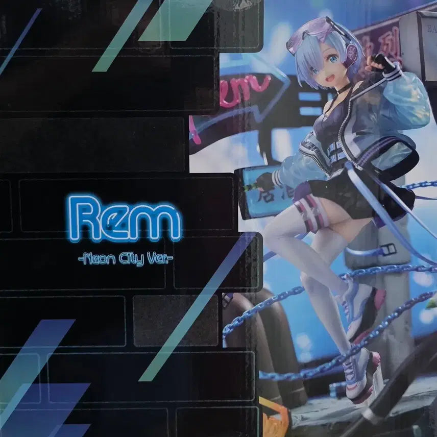 [BUNJANG] Shibuya estream Re:Zero Rem Neon City Ver. Figure (Unsealed) / 시부야 estream 리제로 렘 네온 시티 ver 피규어 개봉품