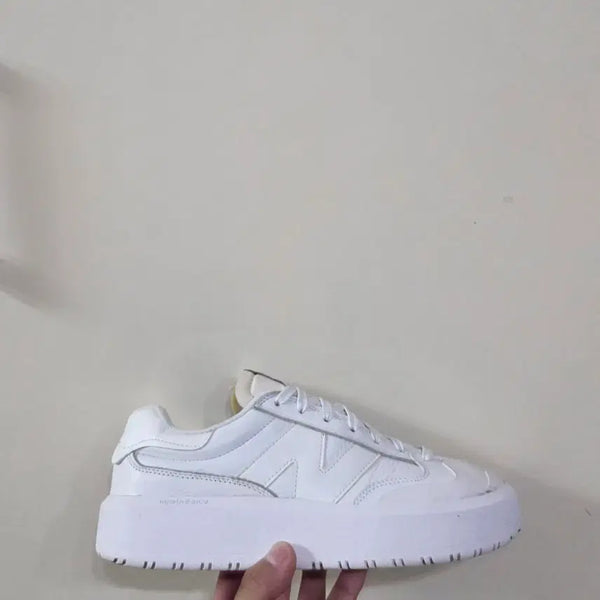 [BUNJANG] New Balance 302 Platform Triple White Sneakers (Discontinued) / [255] 뉴발란스 302 플랫폼 트리플화이트ㅡ단종매물,최저가