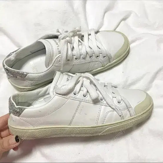 [BUNJANG] Saint Laurent Glitter Women's Sneakers / 생로랑 여성 스니커즈 (유럽에서 구입)