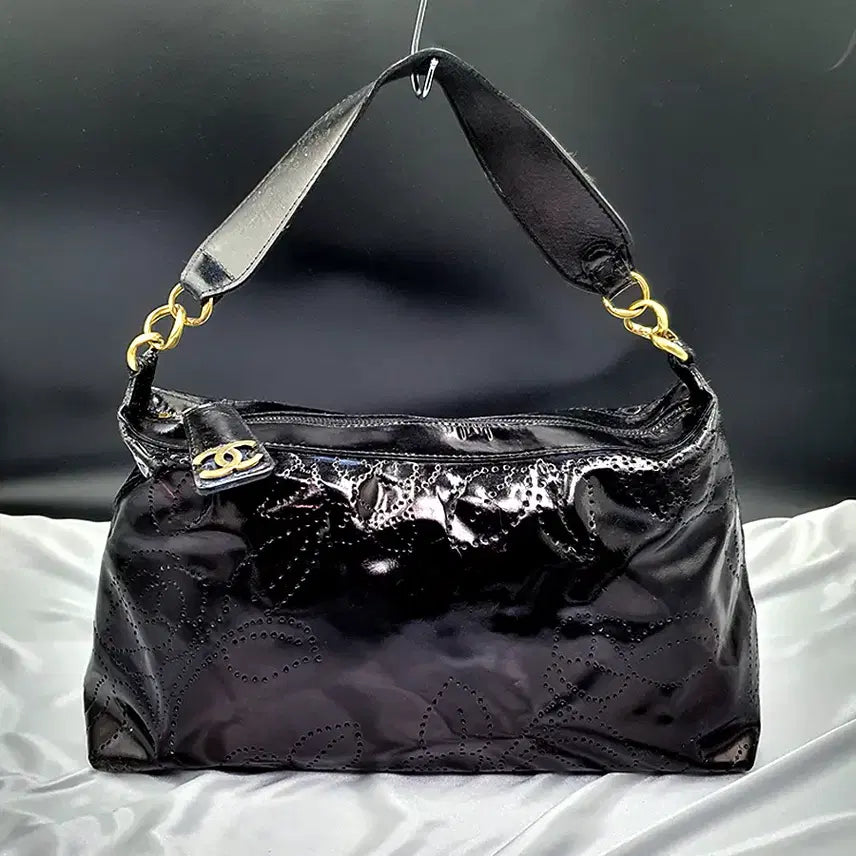 [BUNJANG] Chanel Vintage Shoulder Bag Black Leather / 샤넬 빈티지 숄더백 중고 정품 가방 은피아노