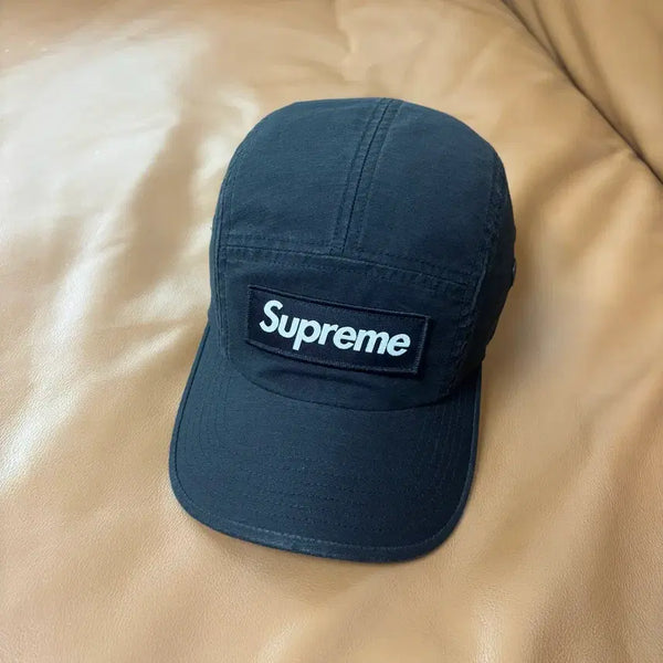 [BUNJANG] Supreme 22FW Military Black Box Logo Camp Cap / 슈프림 캠프캡 모자 박스로고 밀리터리 블랙 22FW