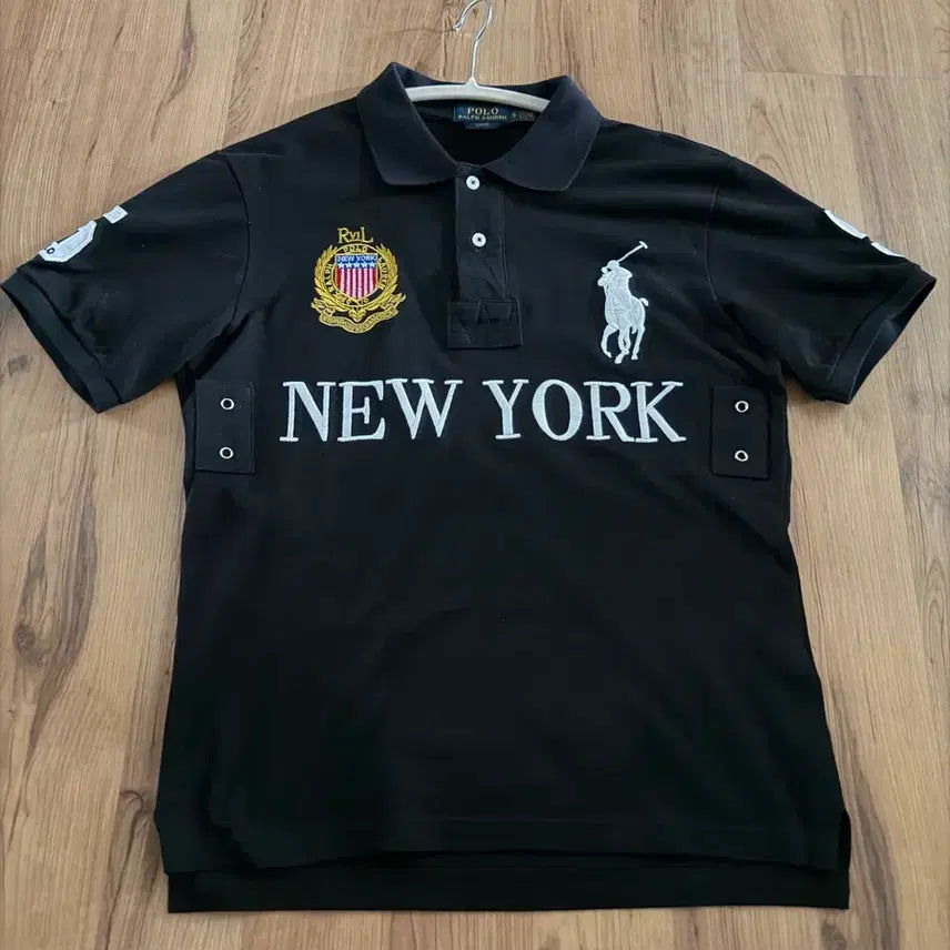 [BUNJANG] Polo Ralph Lauren New York Big Pony Short Sleeve Polo Shirt Size S / 치프키프 폴로 뉴욕 카라티 s사이즈 네고o