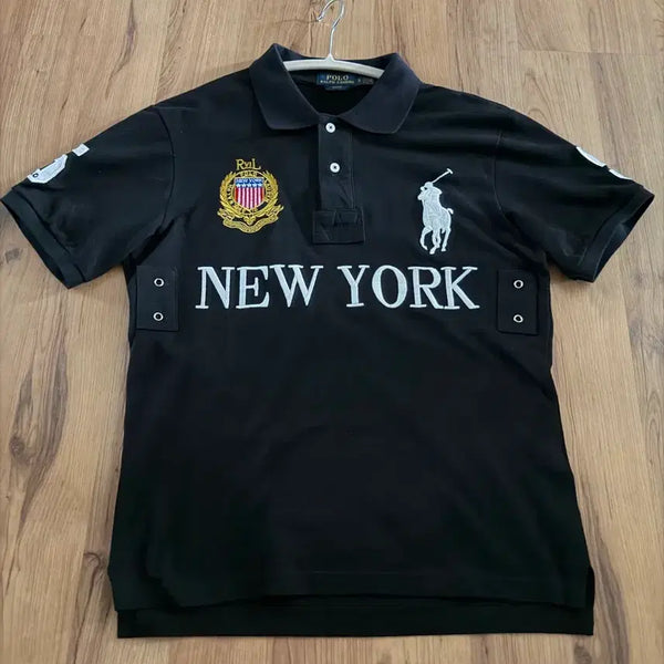 [BUNJANG] Polo Ralph Lauren New York Big Pony Short Sleeve Polo Shirt Size S / 치프키프 폴로 뉴욕 카라티 s사이즈 네고o