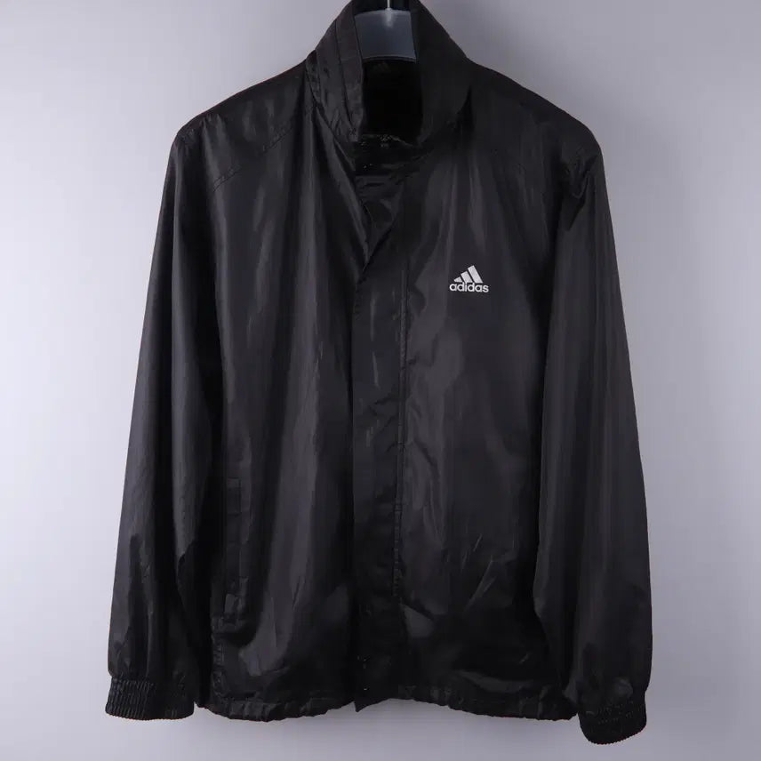 [BUNJANG] Adidas B2B Woven Windbreaker Jacket Black (100) / 아디다스 B2B 우븐 바람막이 자켓 블랙 (100)
