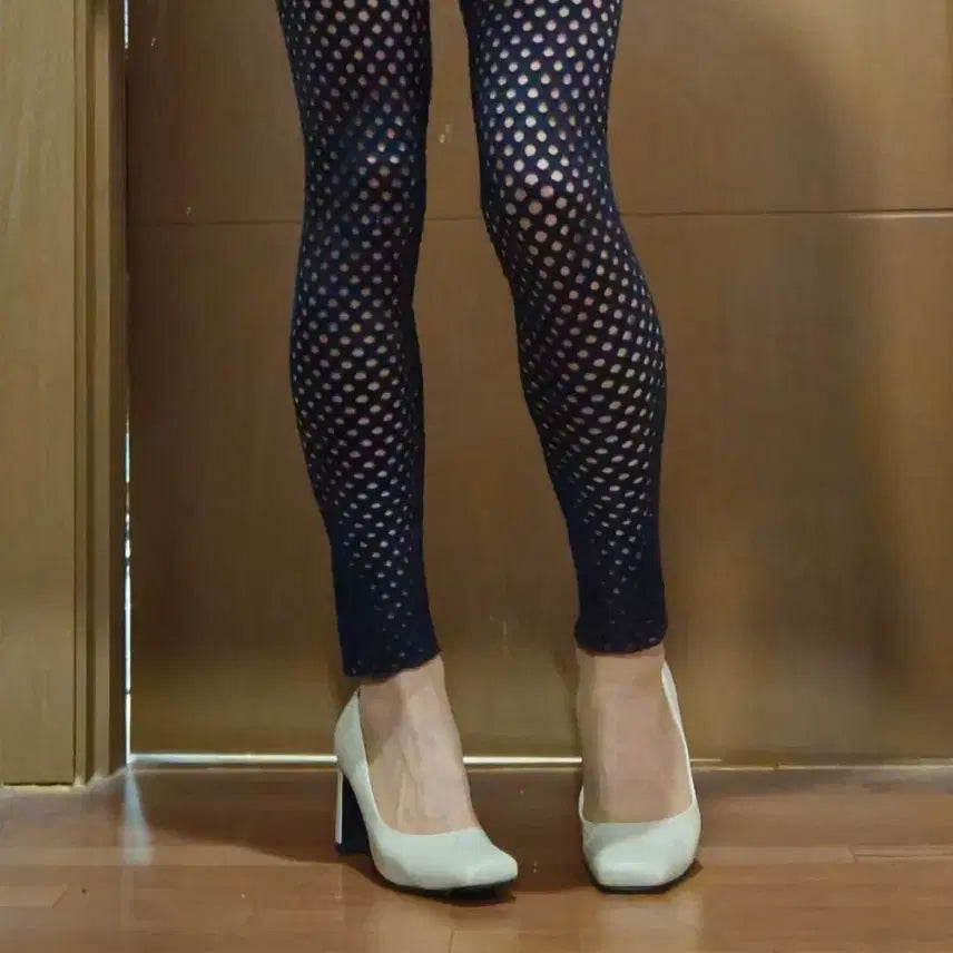 [BUNJANG] Black Fishnet Stockings Leggings / 스타킹&그물레깅스