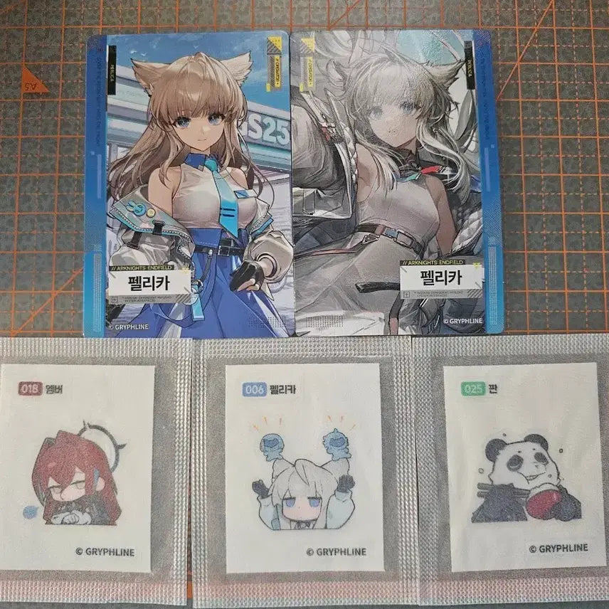 [BUNJANG] Arknights Endfield GS25 Collaboration Felica Photocard Set / 명일방주 엔드필드 gs25콜라보 펠리카