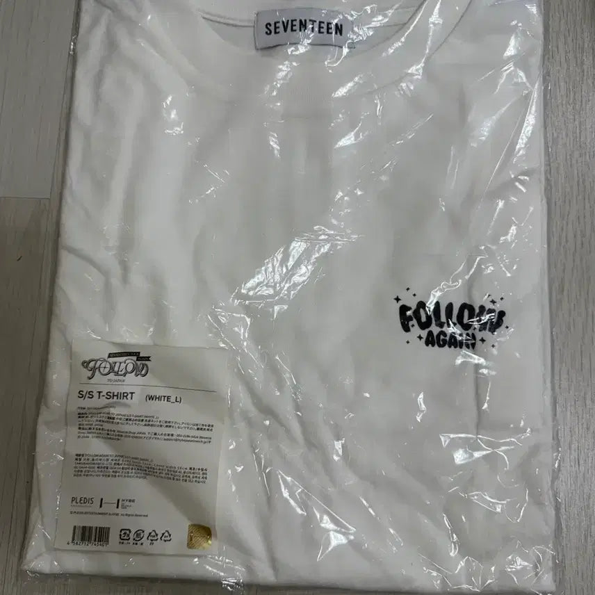 [BUNJANG] SEVENTEEN FOLLOW AGAIN JAPAN T-Shirt / 세븐틴 FOLLOW AGAIN JAPAN 반팔 티셔츠