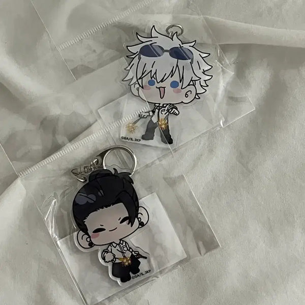 [BUNJANG] Jujutsu Kaisen Satoru Gojo Suguru Geto Fireworks Keychain Set / 주술회전 고죠 게토 불꽃놀이 키링