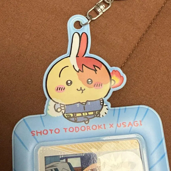 [BUNJANG] My Hero Academia x Chiikawa Todoroki Shoto Usagi Collaboration Photocard Holder / 토도로키 쇼토 히로아카 치이카와 콜라보 포카 홀더
