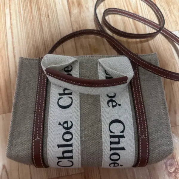 [BUNJANG] Chloé Woody Small Tote Bag / 끌로에 우디 스몰 도트백