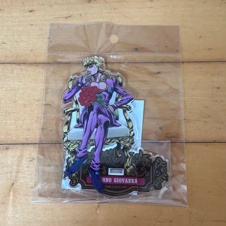 [BUNJANG] The JoJo World Jojo World Limited Acrylic Stand Giorno Giovanna Part 5 / 더죠죠월드 죠죠월드 한정 아크릴 스탠드 황금의 바람 죠르노 죠바나 5부