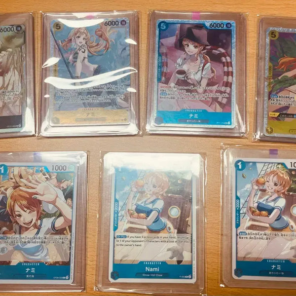 [BUNJANG] One Piece Cards Japanese Edition Nami Promos, Wedding Nami SR Bundle Set / (원피스카드)일판 원피스 여캐 나미 프로모, 웨딩나미 SR 등 일괄판매