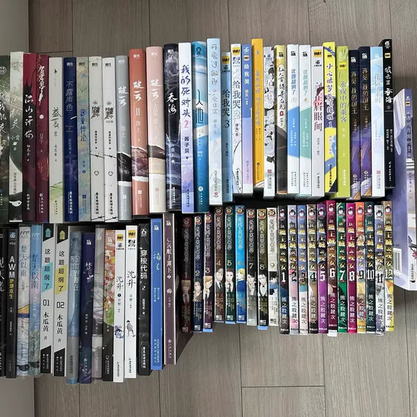 [BUNJANG] Chinese Novel & Comic Collection - 60 Volumes / 중국어 소설 만화 60권