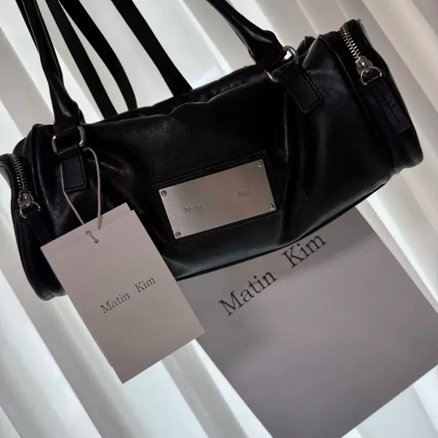 [BUNJANG] Matinkim Leather Boston Bag / 마뗑킴 레더 보스턴백
