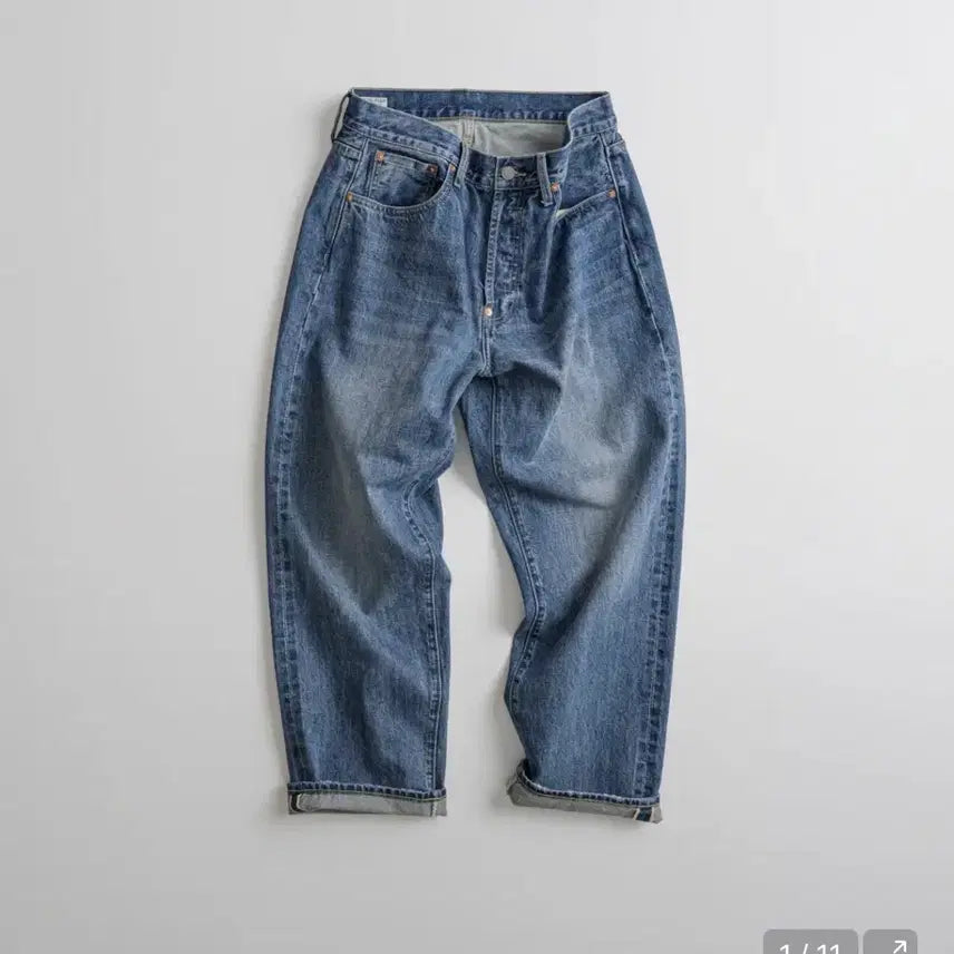 [BUNJANG] BEHAVIOR 522C Washed Denim Pants Size 3 / 비헤비어 522c 워싱 데님팬츠 3사이즈(31-32)