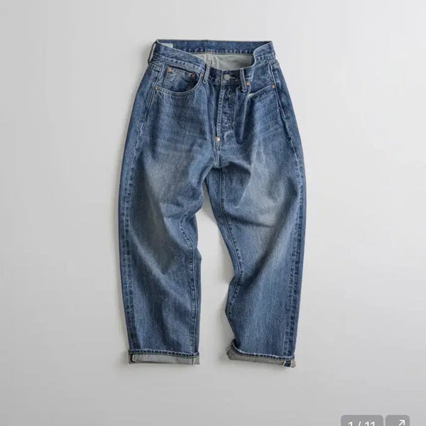 [BUNJANG] BEHAVIOR 522C Washed Denim Pants Size 3 / 비헤비어 522c 워싱 데님팬츠 3사이즈(31-32)