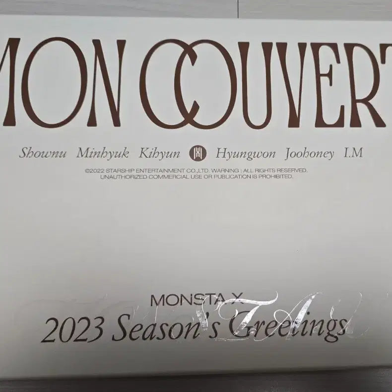 [BUNJANG] MONSTA X 2023 Season's Greetings / 몬스타엑스 2023 시즌그리팅