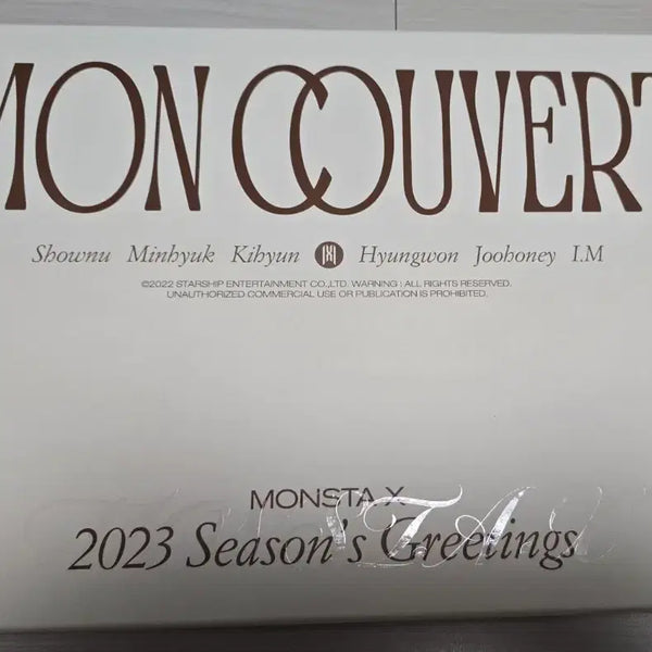 [BUNJANG] MONSTA X 2023 Season's Greetings / 몬스타엑스 2023 시즌그리팅