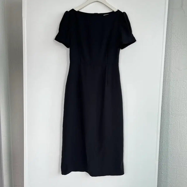[BUNJANG] ORDINAIRE Black Puff Sleeve Dress (M) / ORDINAIRE 블랙 퍼프 소매 원피스 M