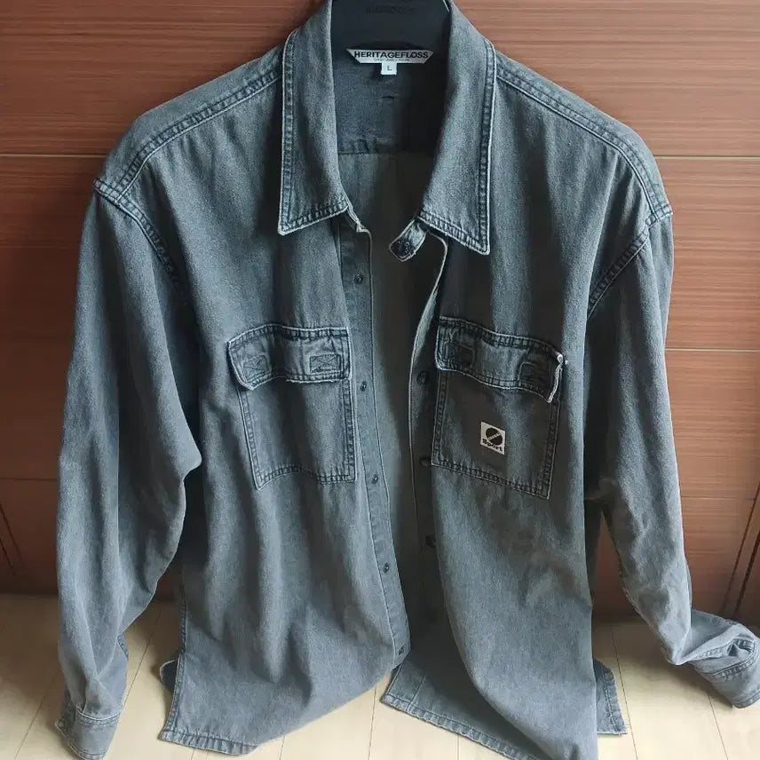 [BUNJANG] Heritage Floss Denim Shirt / 헤리티지플로스 데님 셔츠 L