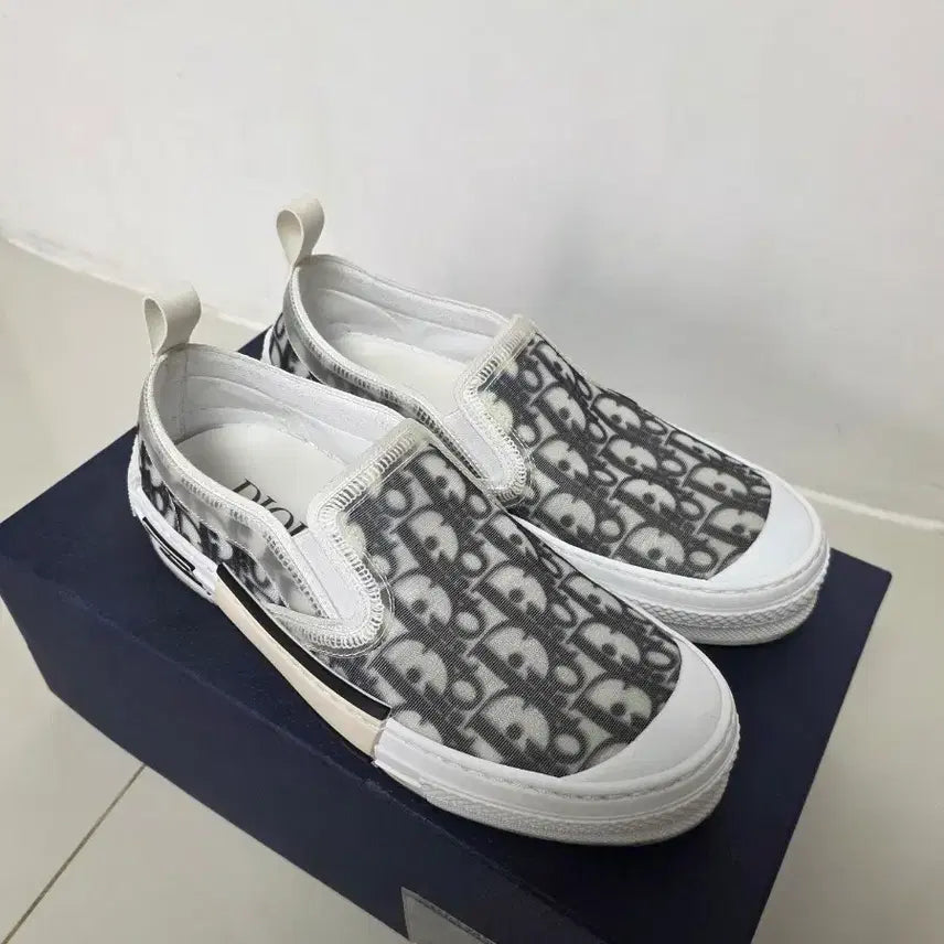 [BUNJANG] Dior Oblique Slip-On Sneakers / 디올 오블리크 슬립온 스니커즈