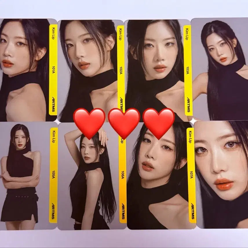 [BUNJANG] ARTMS Kim Lip Object Photocard Set 101-108a / 아르테미스 김립 오브젝트 101-108a