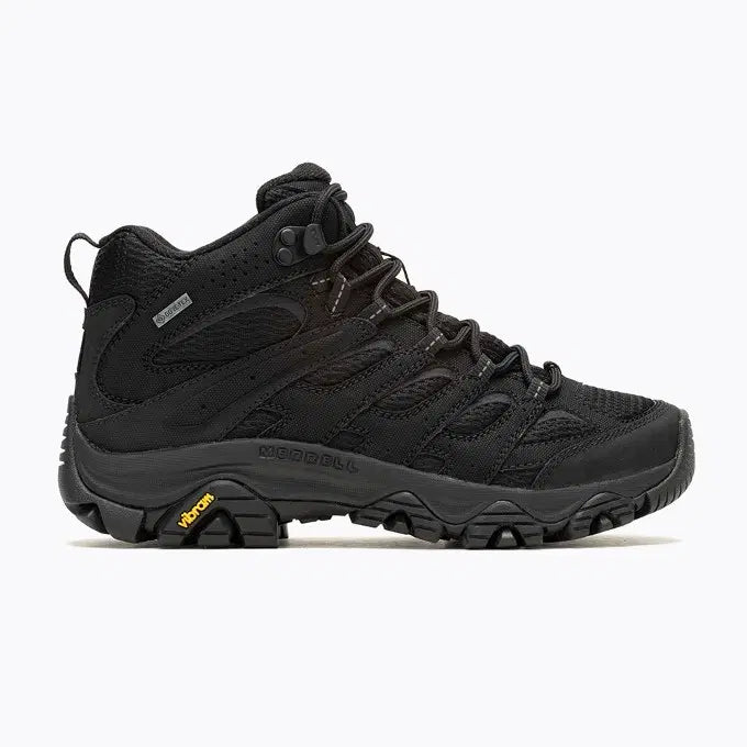 [BUNJANG] Merrell Moab Mid Suede Black Hiking Boots / 머렐 모압 미드 스웨이드 블랙 290