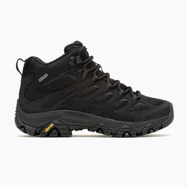 [BUNJANG] Merrell Moab Mid Suede Black Hiking Boots / 머렐 모압 미드 스웨이드 블랙 290