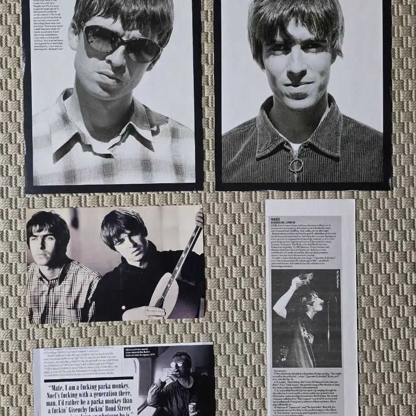 [BUNJANG] Oasis Poster Scrap Set (3 sheets) / 포스터 oasis 오아시스 스크랩 3장