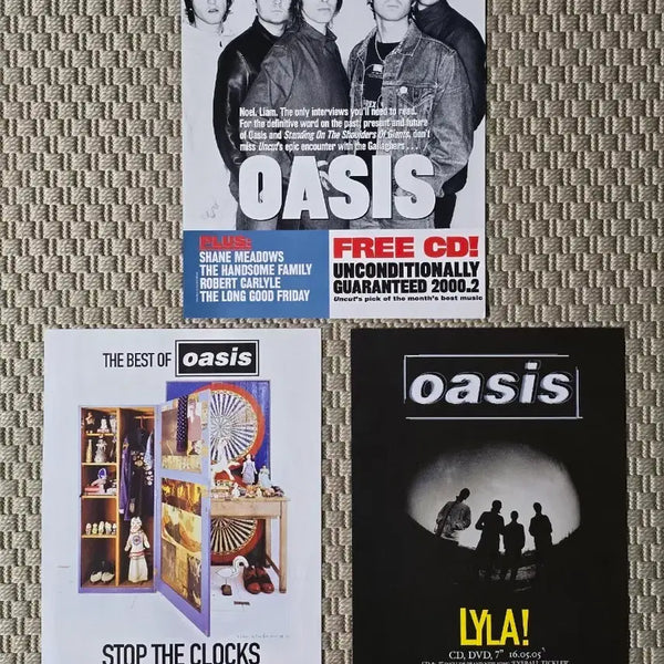 [BUNJANG] Oasis Poster Scrap Set (3 Sheets) / 포스터 oasis 오아시스 스크랩 3장