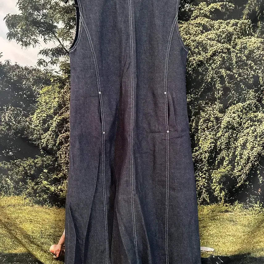 [BUNJANG] Denim Long Dress / 데님 롱 원피스
