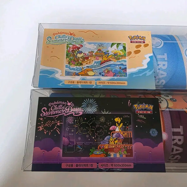 [BUNJANG] Pokemon Card Busan Playmat Set (2 Types) / 포켓몬카드 부산 플레이매트 2종