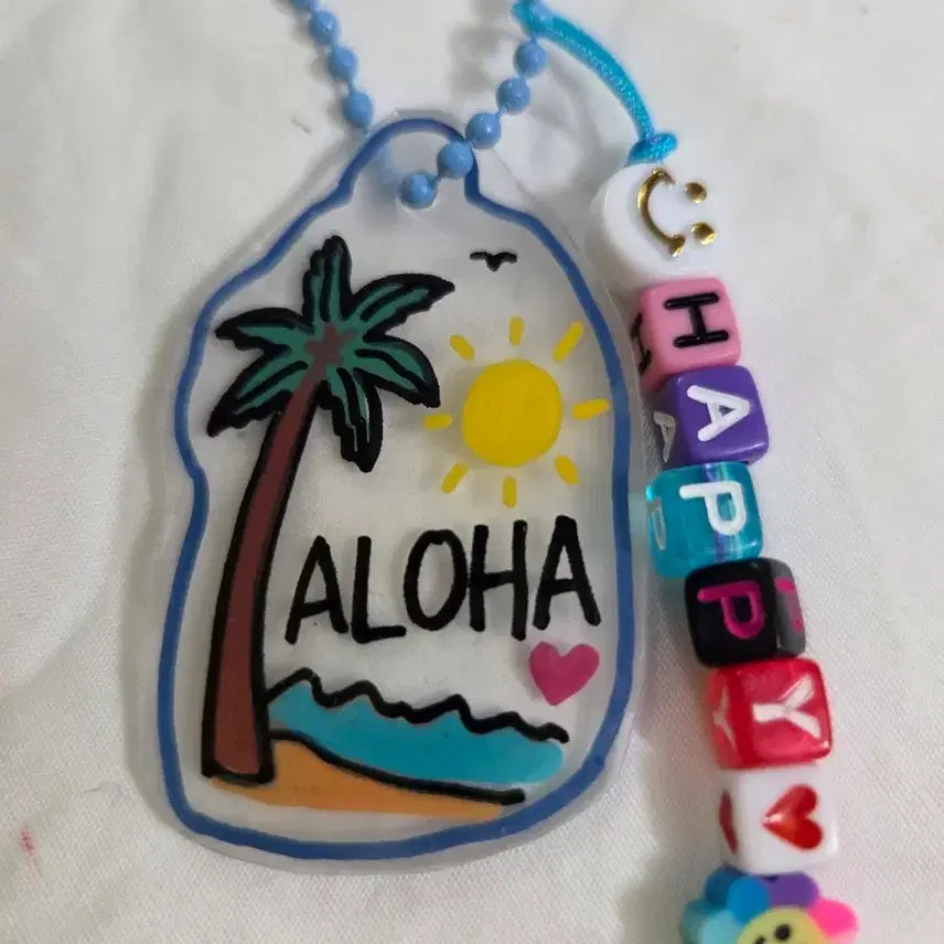 [BUNJANG] Aloha Beach Keychain / 알로하 비치 키링