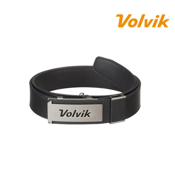 [BUNJANG] Volvik Genuine Leather Automatic Belt Men's Golf Belt Black / 볼빅 천연소가죽 자동벨트 남성 골프벨트 블랙