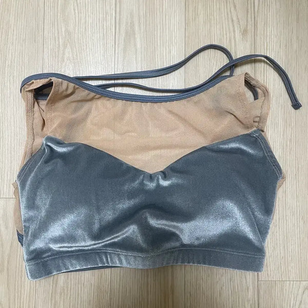 [BUNJANG] Bemade Velvet Set Grey S / 비메이드 폴웨어 벨벳세트 그레이S