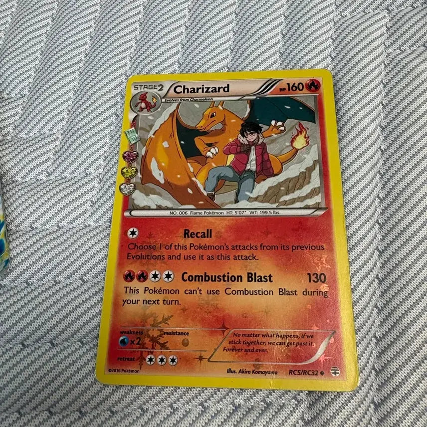 [BUNJANG] Pokemon Card Charizard 2016 RC5/RC32 Emerald Break / 포켓몬 카드 리자몽 2016 RC5/RC32 에메랄드 브레이크 수록