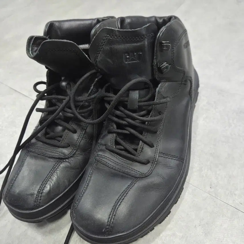 [BUNJANG] CAT Genuine Leather Waterproof Boots / 캐피필러 CAT  천연소가죽 방수 워커 43