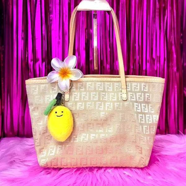 [BUNJANG] Fendi Zucca Shoulder Bag Yellow Mustard / 꾸안꾸) FENDI 펜디 주카 숄더백 옐로우 머스타드