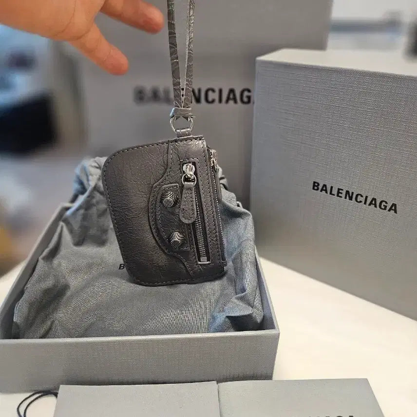 [BUNJANG] Balenciaga Signature Coin Card Holder / (새상품) 발렌시아가 시그시처 동전겸 카드지갑 남여공용