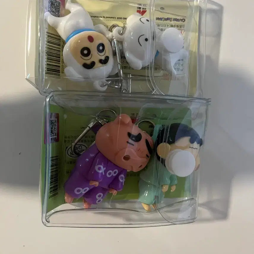 [BUNJANG] Crayon Shin-chan Whitey Magnetic Keyring Set / 일괄)) 짱구 흰둥이 부리부리 자석 키링 세트