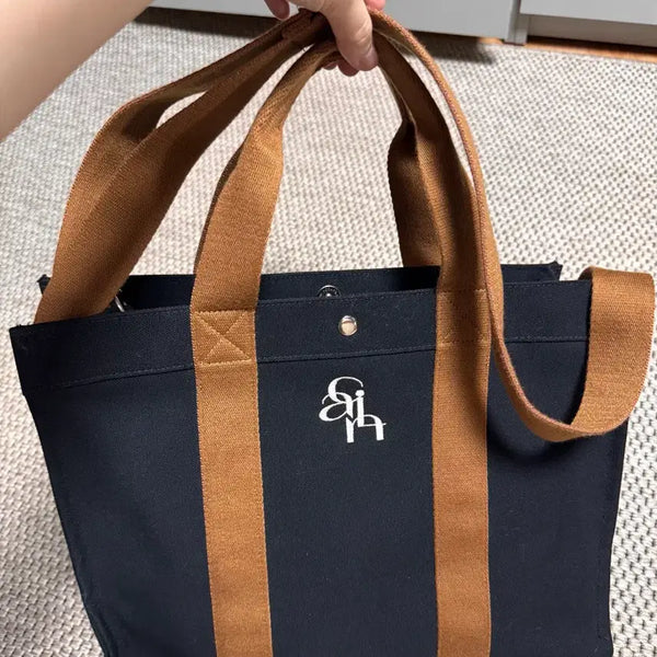 [BUNJANG] Calalna Canvas Bag L Black / 꺌랑 캔버스백 L 블랙