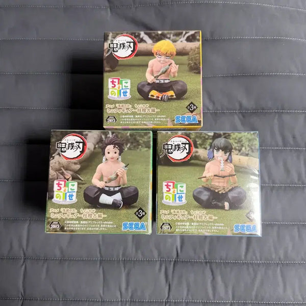 [BUNJANG] Demon Slayer: Kimetsu no Yaiba Unified Training Arc Tanjiro, Zenitsu, Inosuke 3-Figure Set (Sealed) / (미개봉) 귀멸의칼날 합동강화훈련 탄지로 젠이츠 이노스케 초코노세 피규어