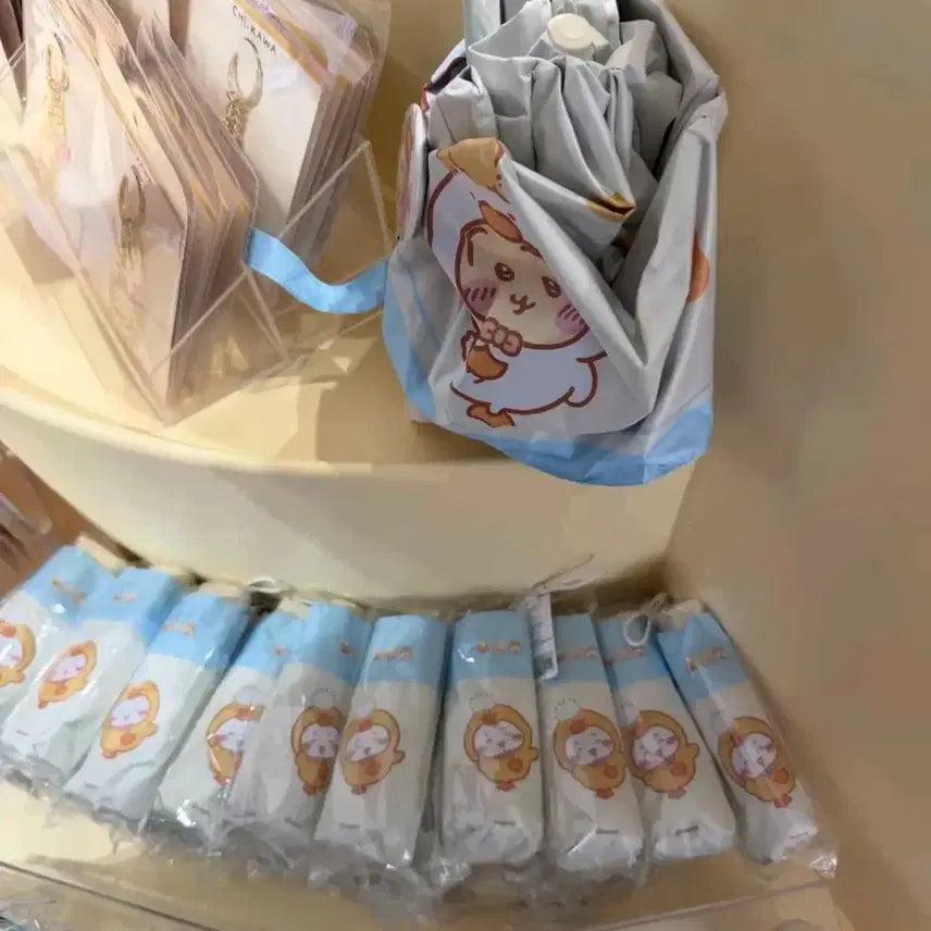 [BUNJANG] Chikawa Nankin Limited Edition Duck Folding Umbrella / 치이카와샵정품) 중국 남경 한정 오리 치이카와 접이식우산