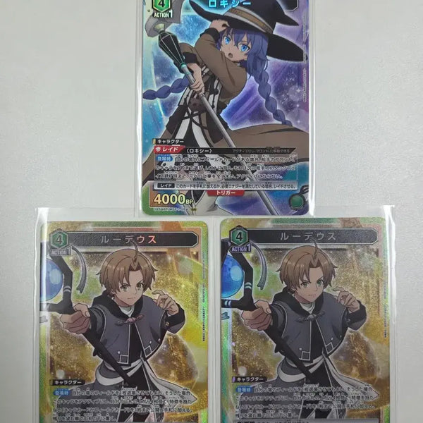 [BUNJANG] Union Arena Mushoku Tensei Roxy & Rudeus SR Set / 유니온아레나 무직전생 록시 루데우스 sr 3장 일괄