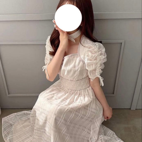 [BUNJANG] Evelyn Choker Long Dress / 에블린 evelyn 초커 롱 원피스 스나계